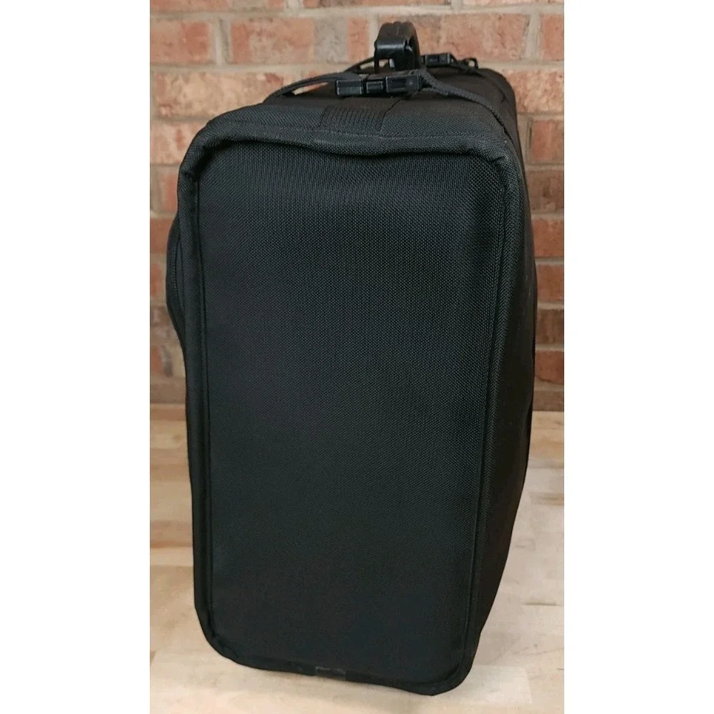 Tumi Alpha 4 Wheeled Rolling Collapsible 17X23 Luggage Bag Black Ballistic Nylon